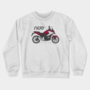 Ride nc750x red/silver Crewneck Sweatshirt